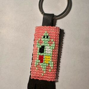 First Nation Turtle Keychain 7” Handmade by Turtle Soul Native Arts (Canada)